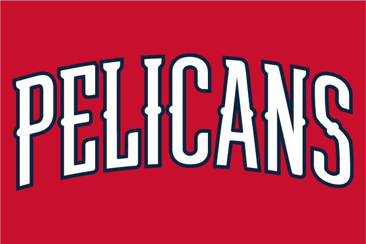 New Orleans Pelicans 2014-2015 Pres Wordmark Logo iron on paper